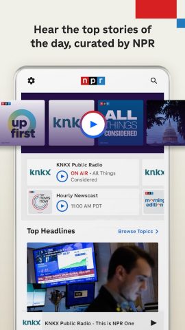 NPR: National & Local News для Android — скриншот 1