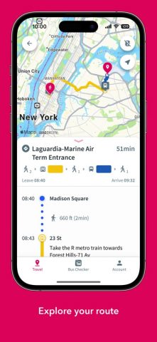 NYC Bus Checker для iOS — скриншот 4