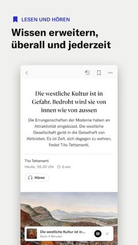 NZZ Nachrichten для Android — скриншот 2