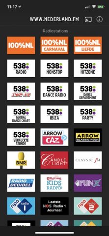 Nederland.FM Radio для iOS — скриншот 3