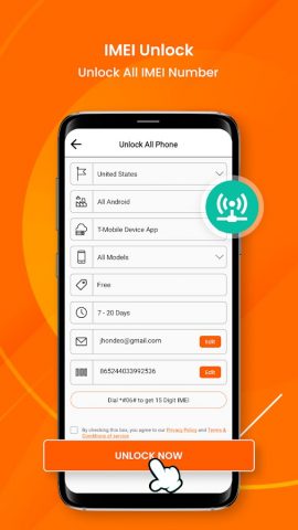Network Unlock Tool For All Mi для Android — скриншот 3