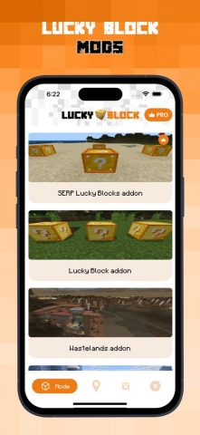 New Lucky Block Mod for MCPE для iOS — скриншот 1