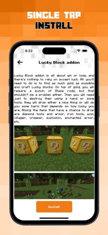 New Lucky Block Mod for MCPE для iOS — скриншот 2