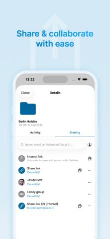 Nextcloud для iOS — скриншот 4