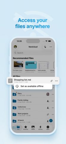 Nextcloud для iOS — скриншот 5