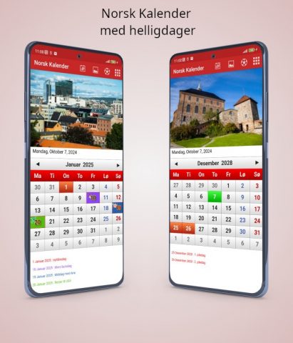 Norsk Kalender 2026 для Android — скриншот 2