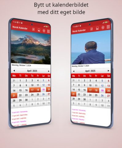 Norsk Kalender 2026 для Android — скриншот 4