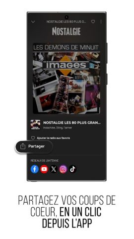Nostalgie FM, Radio & Podcast для Android — скриншот 4