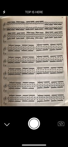 Notation Scanner — Music OCR для iOS — скриншот 1