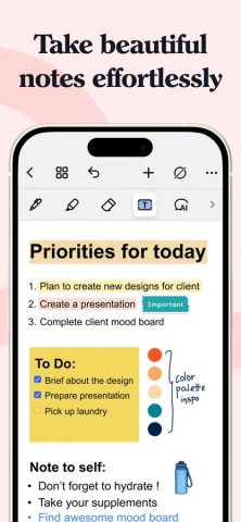 Noteshelf 3: AI Digital Notes для iOS — скриншот 1