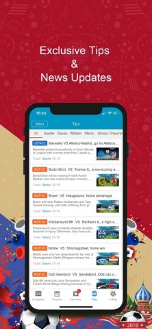 NowGoal — Live Football Scores для iOS — скриншот 3