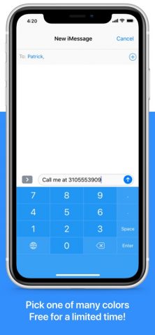 NumPad: Your Number Keyboard для iOS — скриншот 1