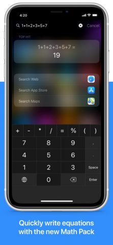 NumPad: Your Number Keyboard для iOS — скриншот 4