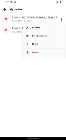 Объединить аудиофайлы для Android — скриншот 5