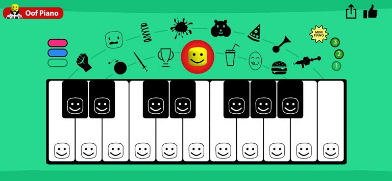 Oof Piano for Roblox для iOS — скриншот 1