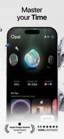 Opal: Screen Time Control для iOS — скриншот 1