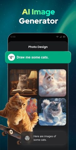 Open Chat — AI bot app для Android — скриншот 3