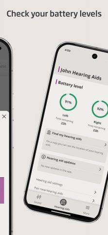 Oticon Companion для Android — скриншот 3