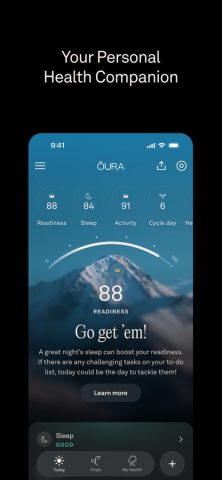 Oura для iOS — скриншот 1