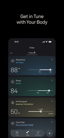 Oura для iOS — скриншот 2