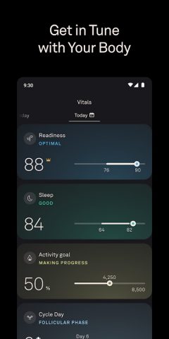 Oura — скриншот 2