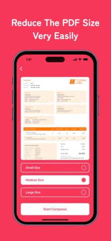 PDF Compress — Reduce PDF Size для iOS — скриншот 3