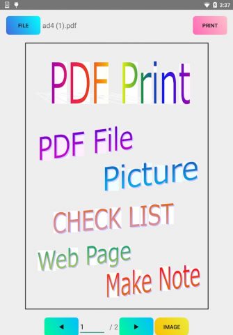 PDF Распечатать для Android — скриншот 2