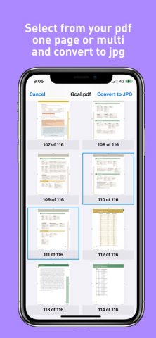 PDF To JPG Convert для iOS — скриншот 3