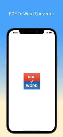 PDF to Word App для iOS — скриншот 1