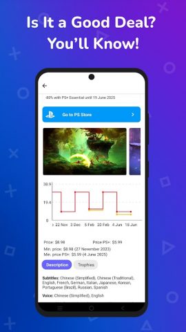 PS Store — Price tracker для Android — скриншот 2