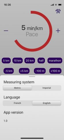 Pace Running Calculator для Android — скриншот 2