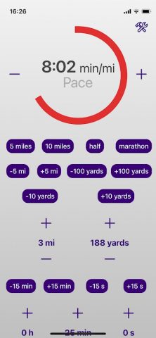 Pace Running Calculator для Android — скриншот 3