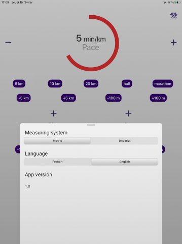 Pace Running Calculator для Android — скриншот 5