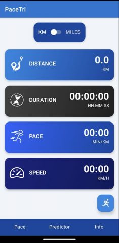 PaceTri — Калькулятор темпа для Android — скриншот 1