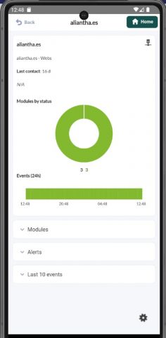 PandoraFMS Web Console для Android — скриншот 2
