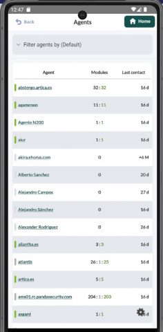 PandoraFMS Web Console для Android — скриншот 3