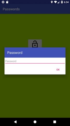 Пароли для Android — скриншот 1