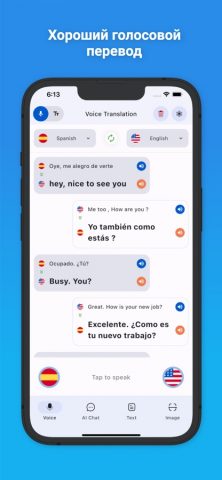 Переводчик языков & AI Chat + для iOS — скриншот 2