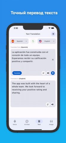 Переводчик языков & AI Chat + для iOS — скриншот 5