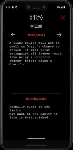 Phasmophobia Evidence Tool для Android — скриншот 5