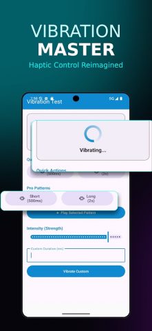 Phone Vibration Tester для Android — скриншот 1