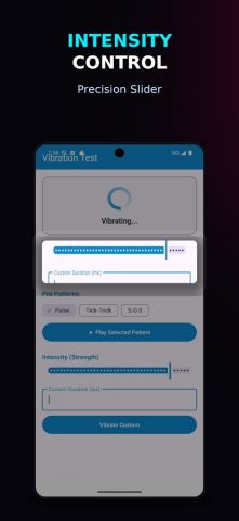 Phone Vibration Tester для Android — скриншот 4