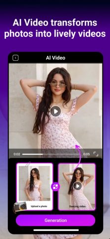 PhotoDeep:AI Edit Photo&Video для iOS — скриншот 1