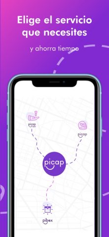 Picap: Transporte y mensajería для iOS — скриншот 1