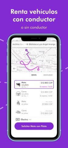Picap: Transporte y mensajería для iOS — скриншот 2