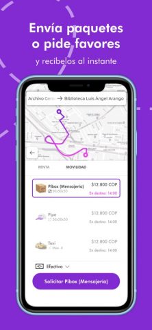 Picap: Transporte y mensajería для iOS — скриншот 3