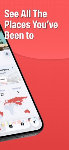 Pin Traveler: Track Travel Map для iOS — скриншот 2