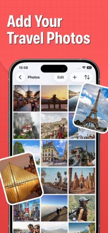 Pin Traveler: Track Travel Map для iOS — скриншот 4