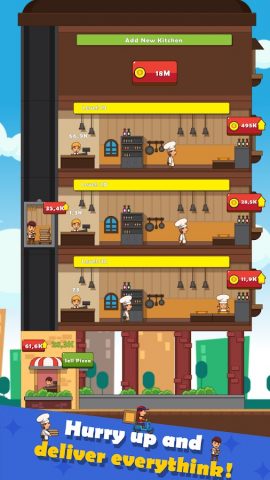 Pizza Tower: Idle Tycoon для Android — скриншот 3