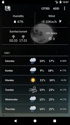 Погода В Молдове для Android — скриншот 2